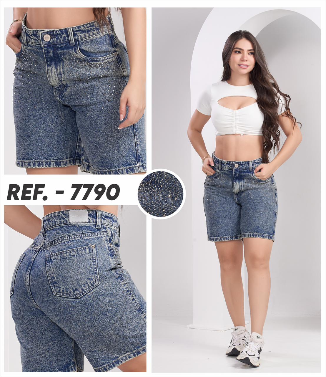 SHORT BICICLETERO BRILLOS 7790