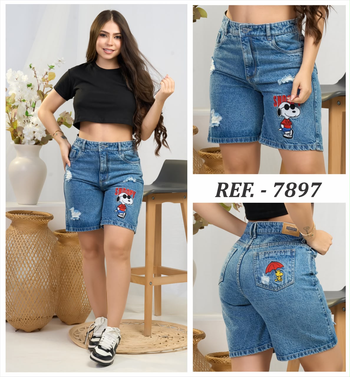 SHORT BICICLETERO SNOOPY 7897