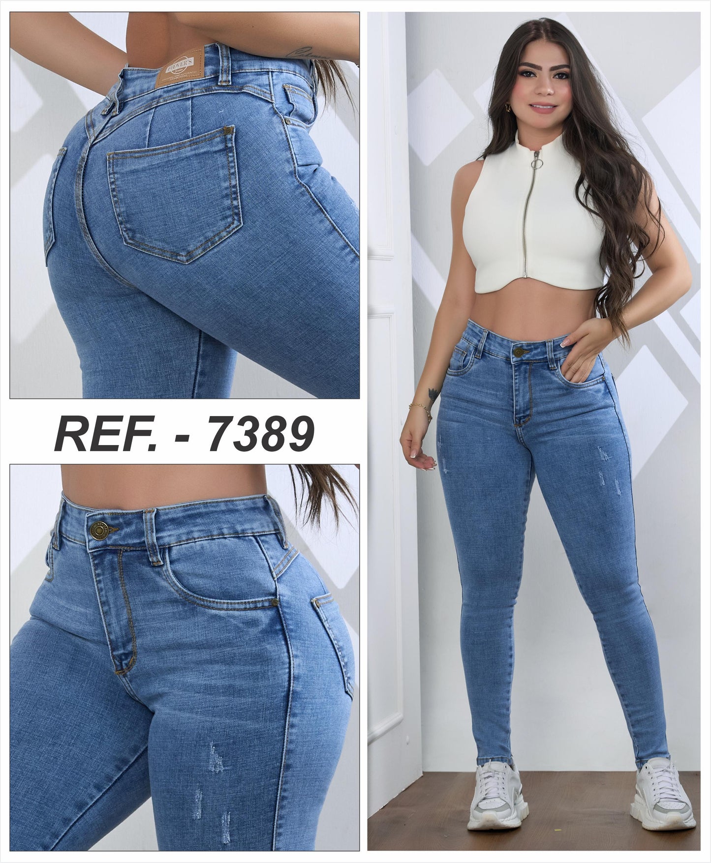 JEAN CLASICO 1 BOTON  7389