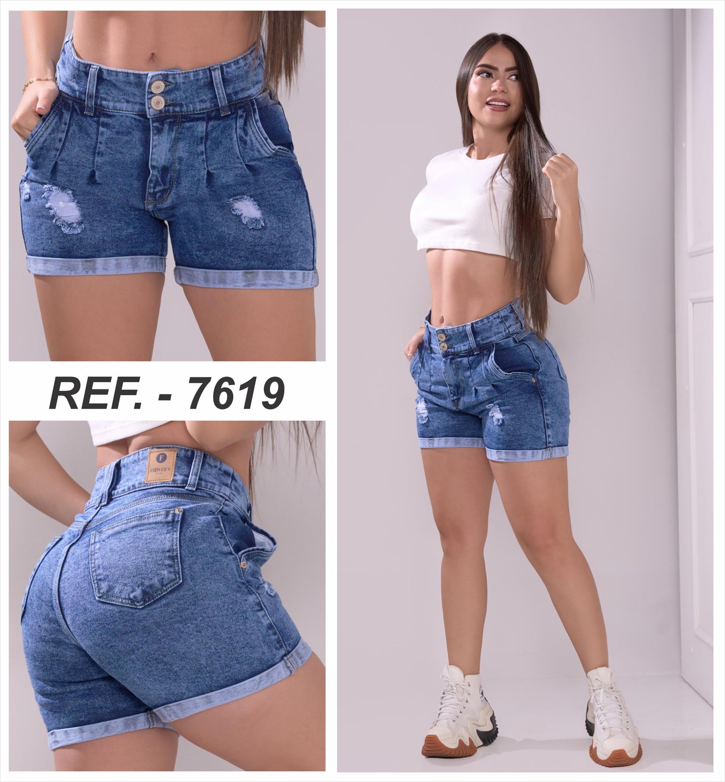 SHORT   DE PINZAS  7603