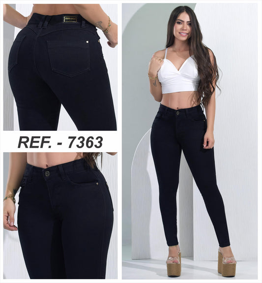 JEANS SKINNY CLASICO NEGRO 7363