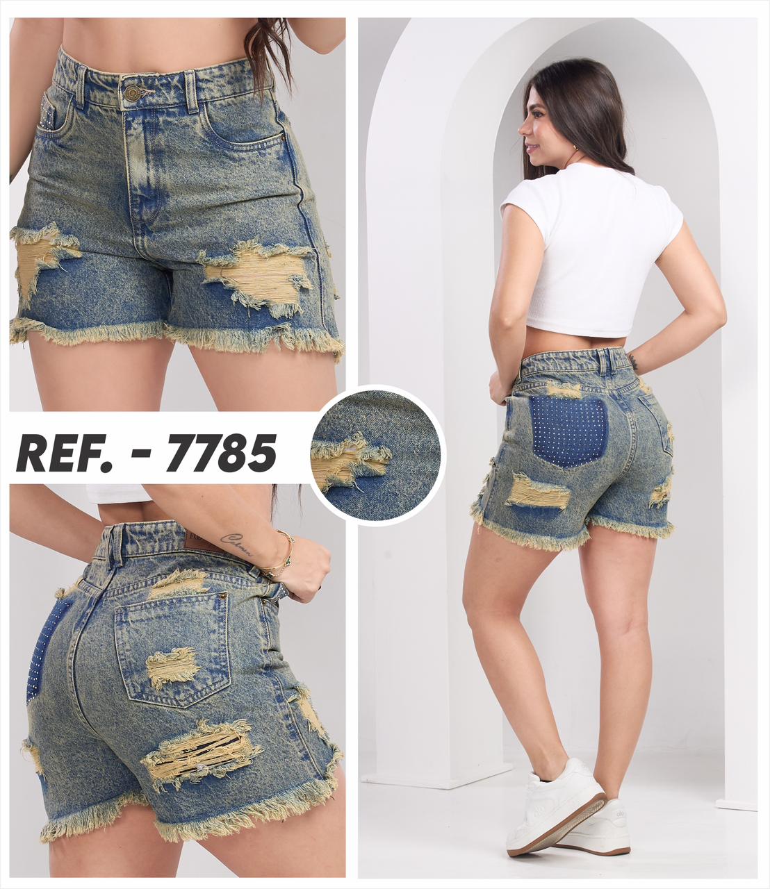 SHORT  BRILLOS  7785