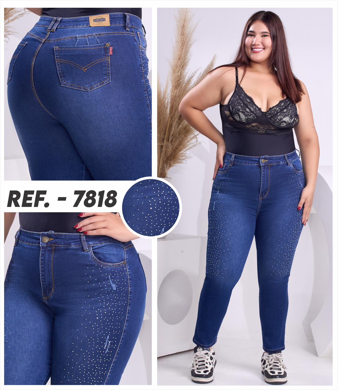 JEANS PLUSS  BRILLOS 7818