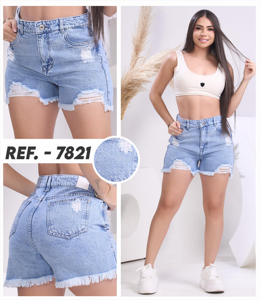 SHORT  TIRO ALTO RIGIDO 7821