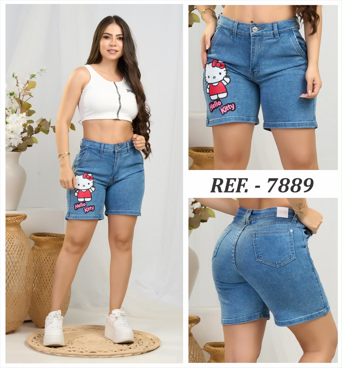 SHORT  BICICLETERO  HELLO KITTY 7889