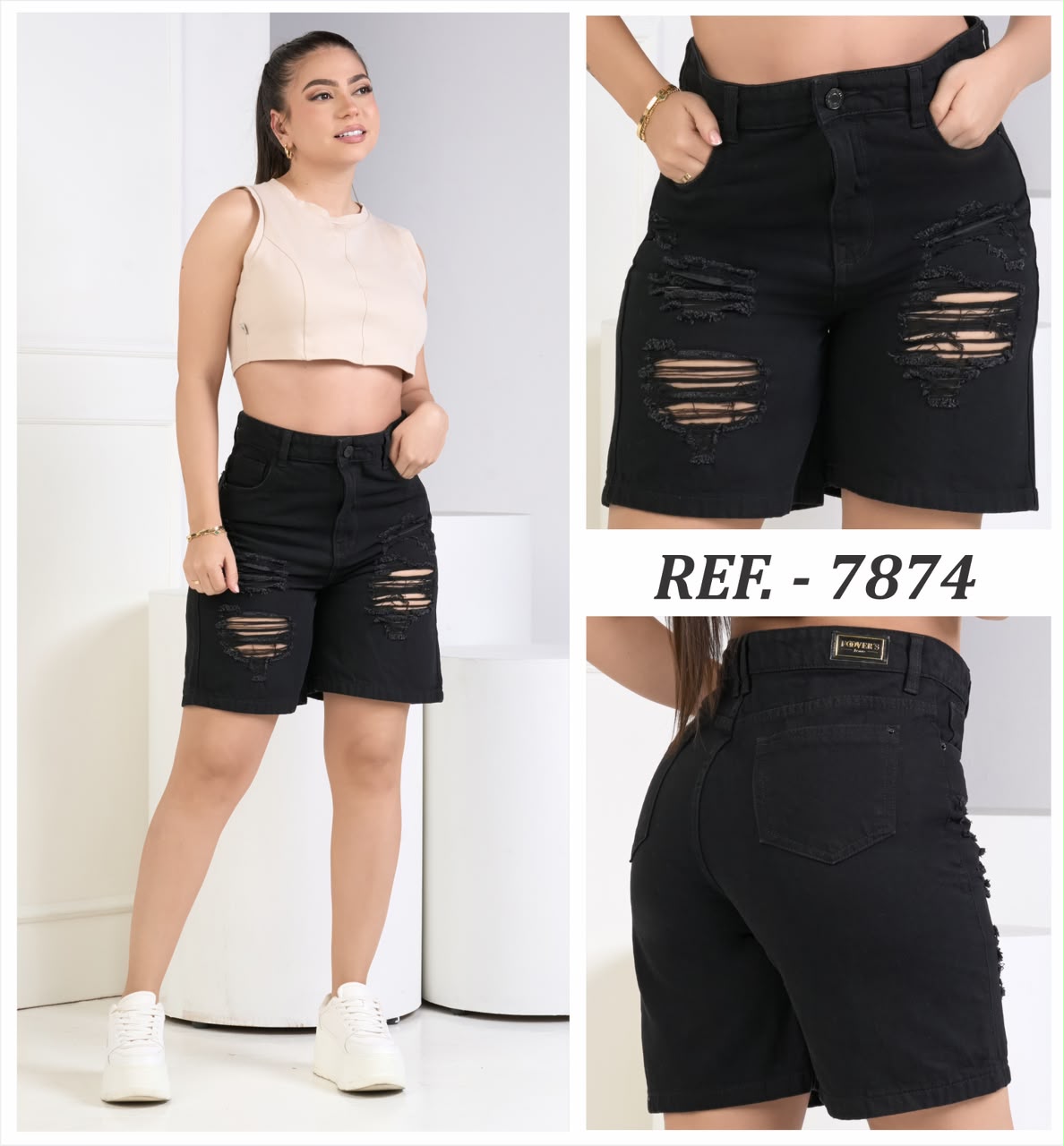 SHORT  BICICLETERO  NEGRO 7874