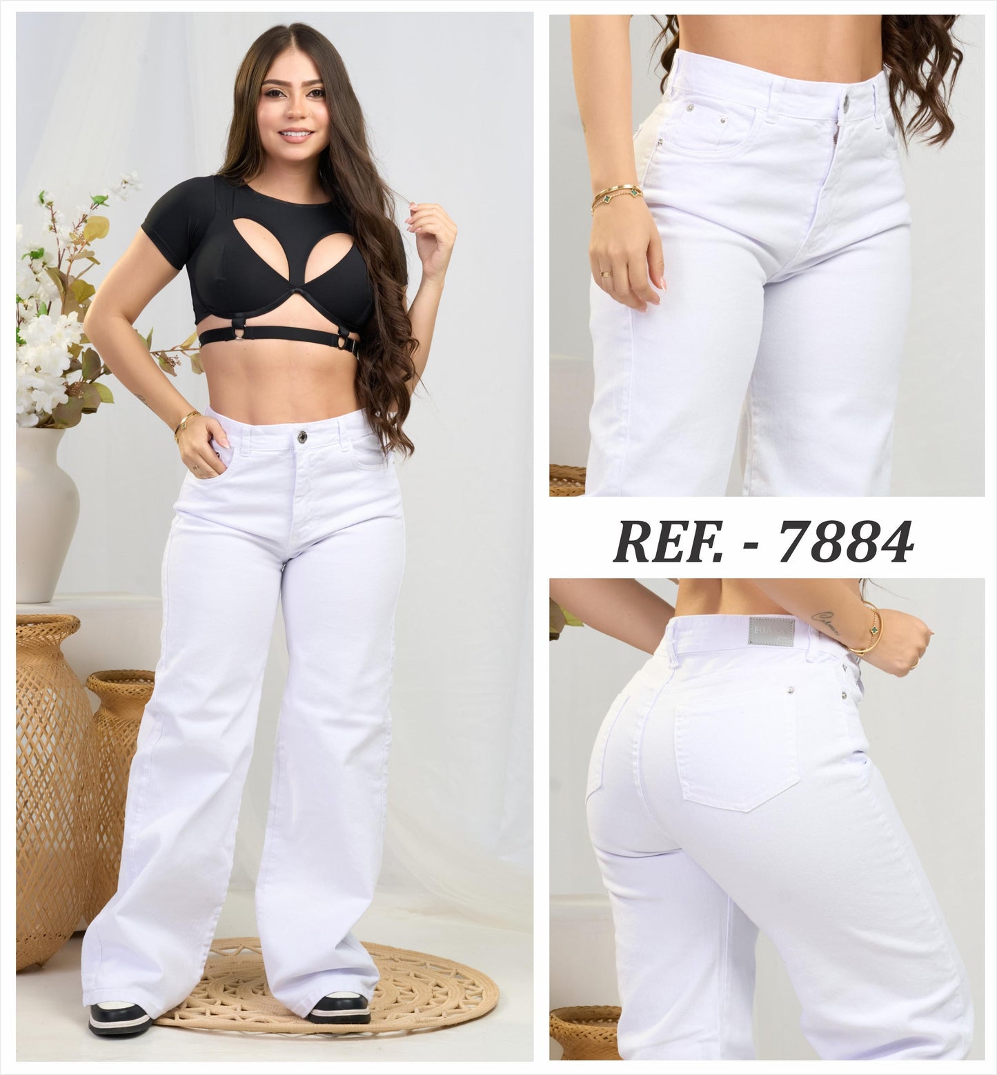BAGGY  BLANCO 7884