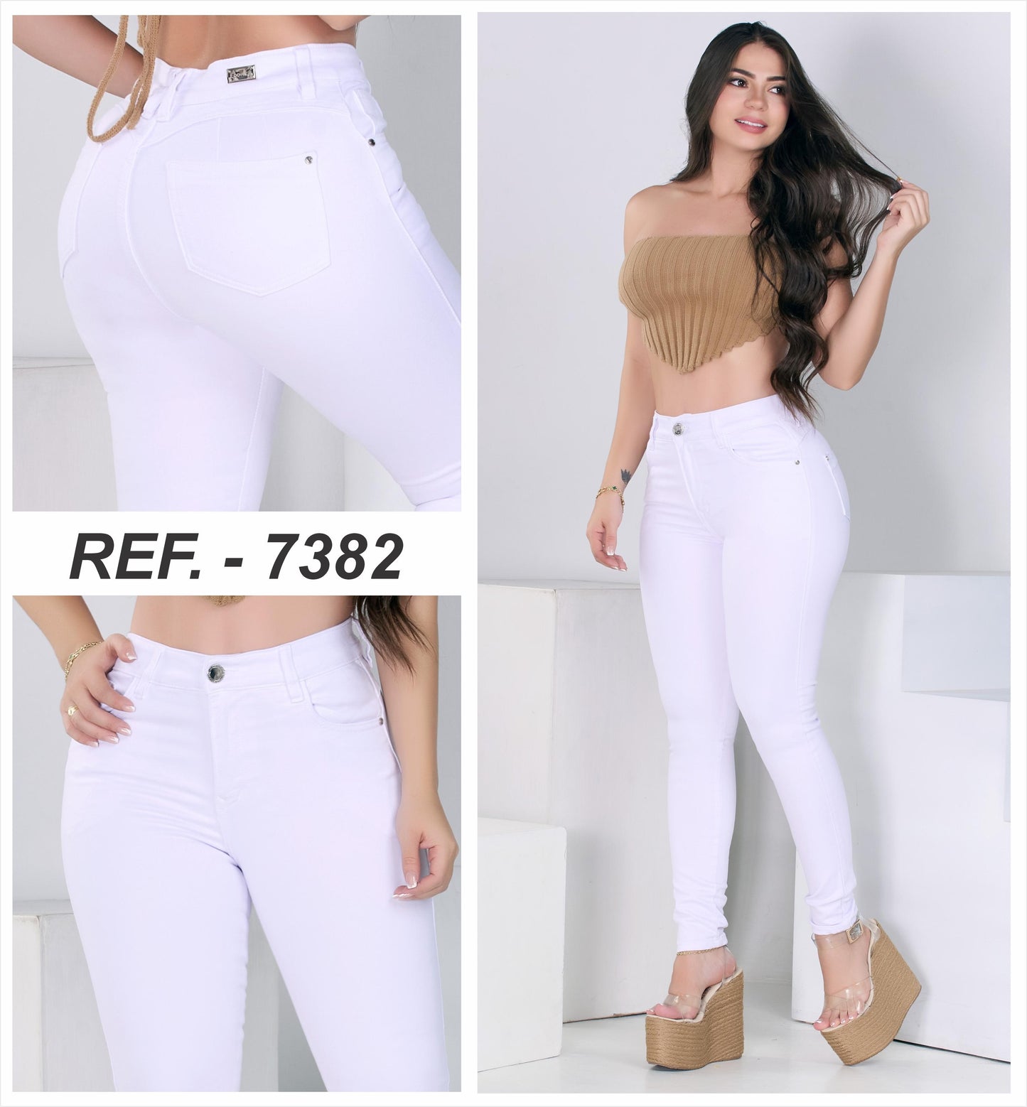 JEAN SKINNY BLANCO   7382